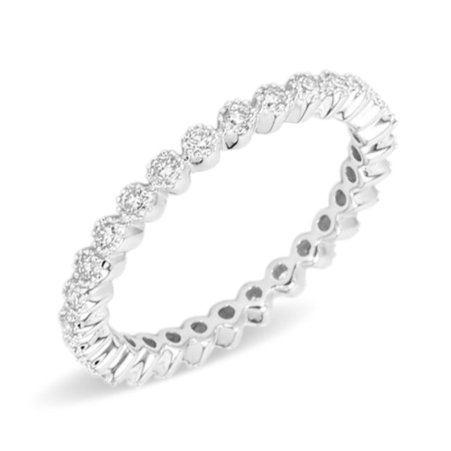 18K White Gold